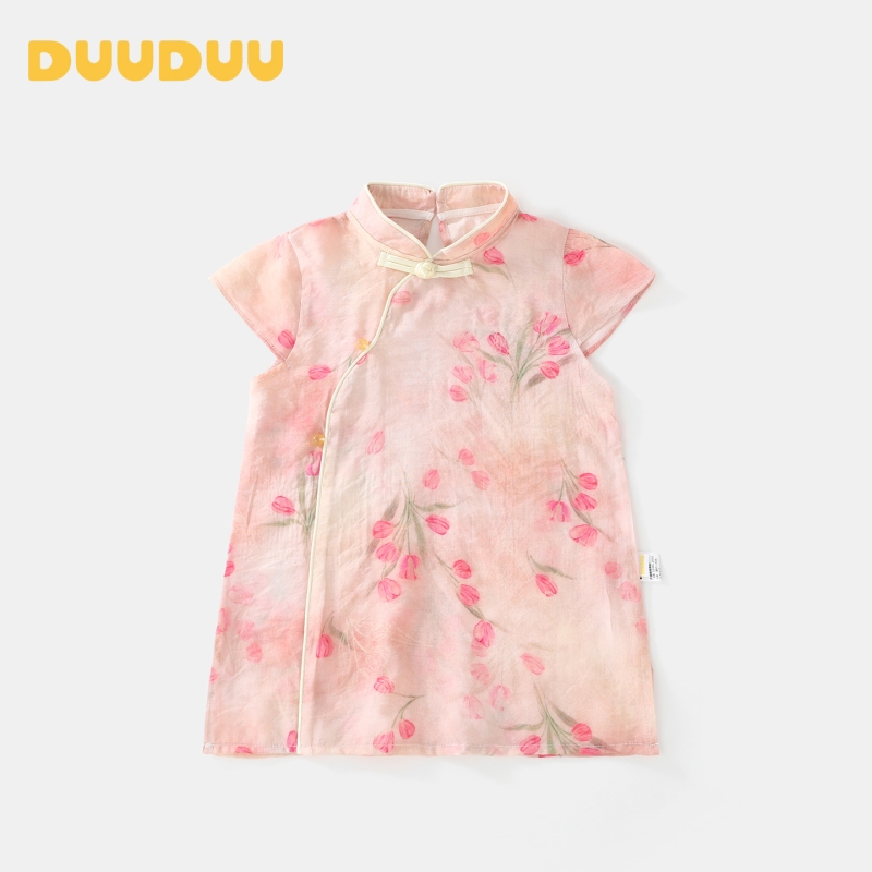 DUUDUU女童夏季旗袍薄款外出汉服