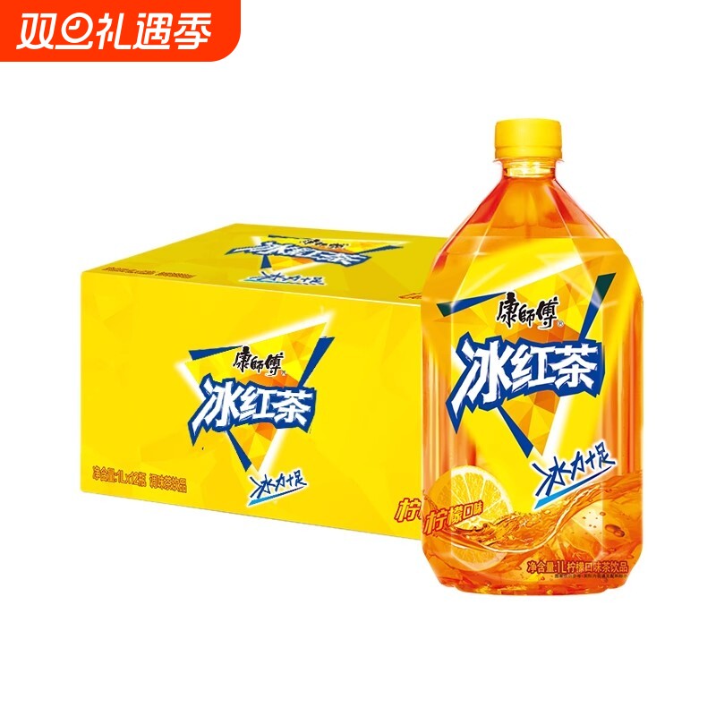 康师傅冰红茶1L*12瓶大瓶更畅饮