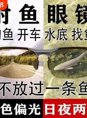 钓鱼驾驶太阳镜男日夜两用