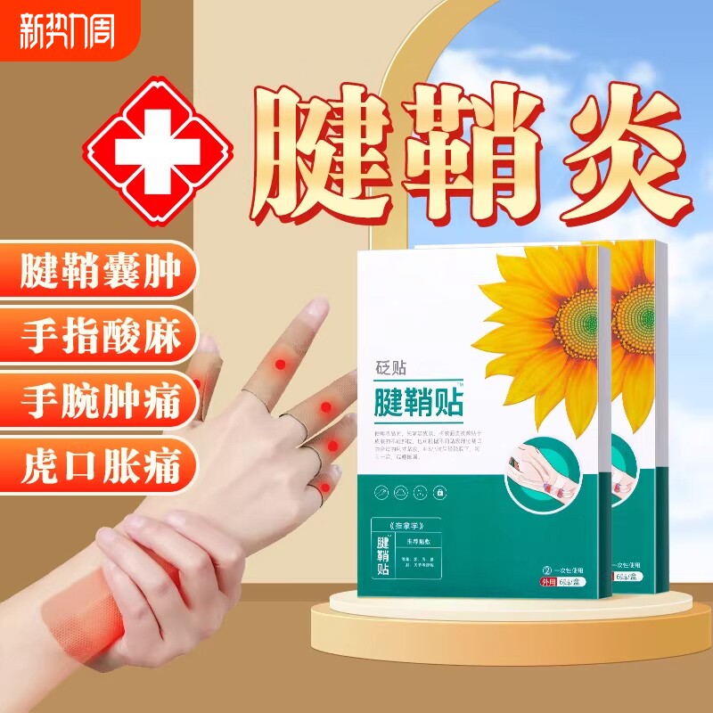 腱鞘贴腱鞘炎护腕护手腕膏药手指疼痛扭伤大拇指固定囊肿关节中指