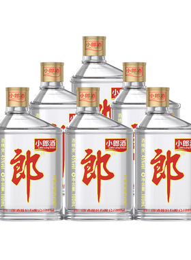 郎酒经典小郎酒45度100ml*6光瓶兼香型白酒歪嘴郎口粮酒瓶装泸州