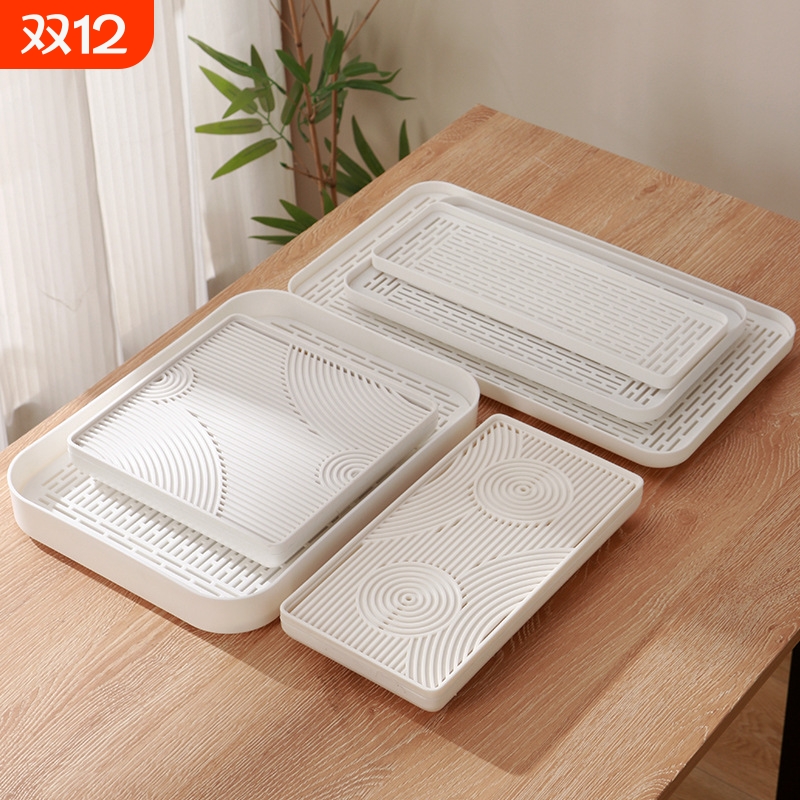 迷你茶盘家用功夫茶具托盘茶台茶托现代简约套装沥水盘小型茶海