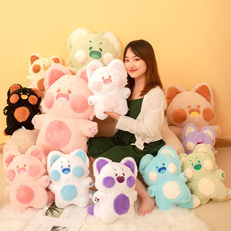 嘟嘟喵毛绒玩具玩偶睡觉抱枕嘟嘟猫娃娃公仔女生日七夕送女友礼物