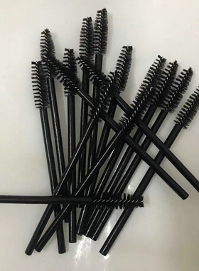 一次性种睫毛工具嫁接睫毛刷子梳小细头极细便携螺旋眉一次性毛刷