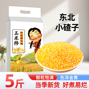 东北小碴子新货玉米碴子五谷杂粮农家自产黄玉米糁苞米碎小碴子粥