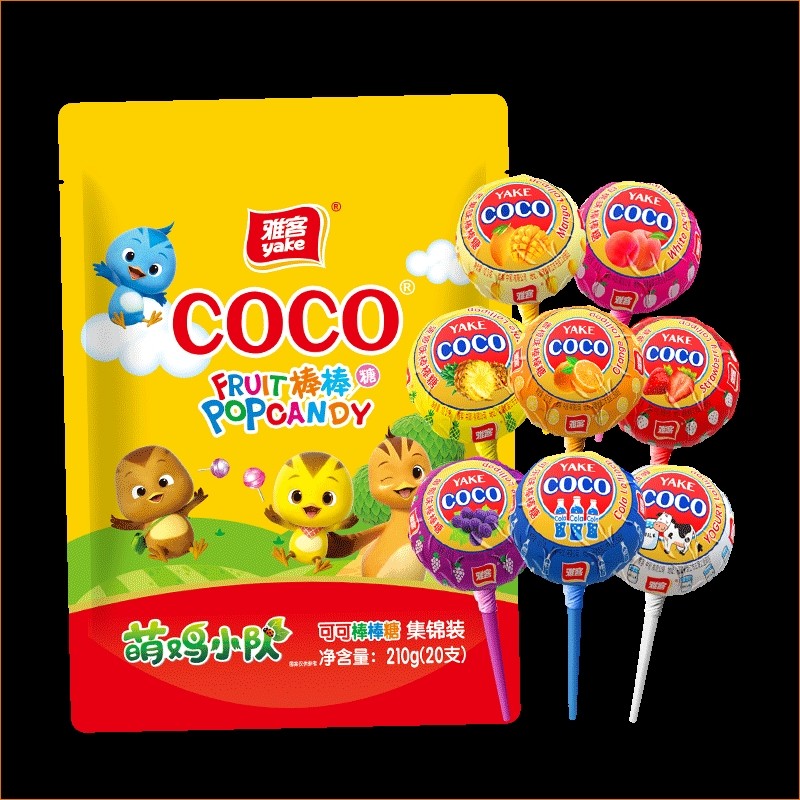 雅客COCO棒棒棒糖210g多种规格水果味集锦装棒棒糖年货年糖,零食/坚果/特产,棒棒糖,淘宝优惠券,粉丝福利购,淘宝优惠卷