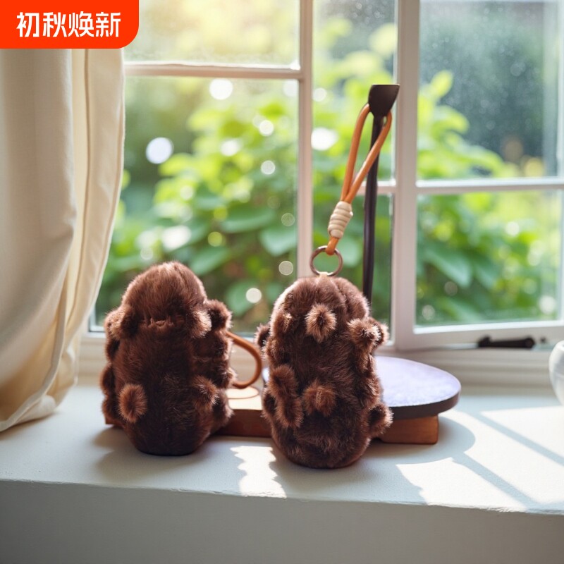 可爱海参毛绒挂件章鱼挂件包包钥匙扣创意书包挂件鱿鱼毛绒玩具