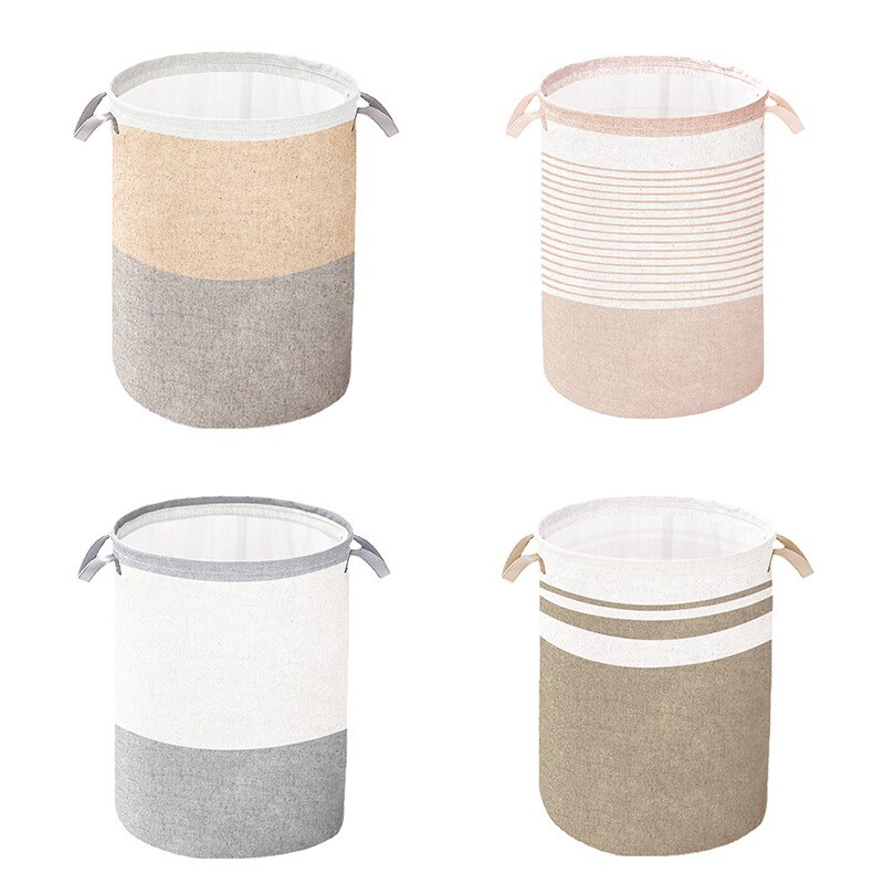 大容量发脏衣篮布艺脏衣篓折叠收纳筐脏衣服娃娃收纳桶棉麻洗衣篮