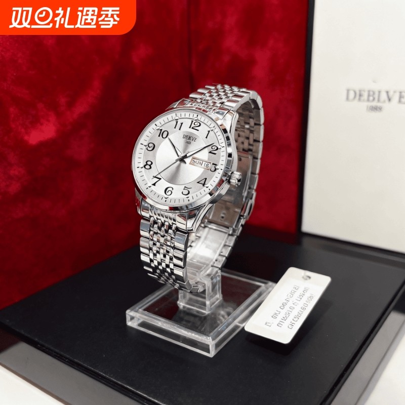 瑞士同款青少年初高中学生手表男款简约潮流全自动机械防水石英表