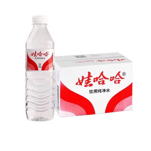 娃哈哈纯净水596ml×24瓶整箱会议接待饮用水