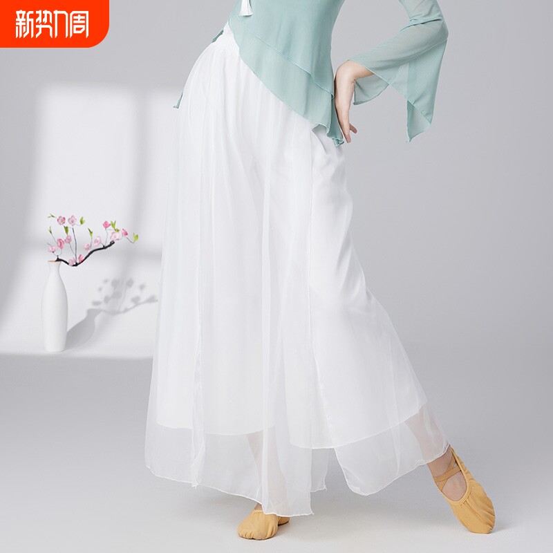 古典舞服女身韵新款飘逸百搭显瘦裙裤练功服中国风舞蹈演出服仙气