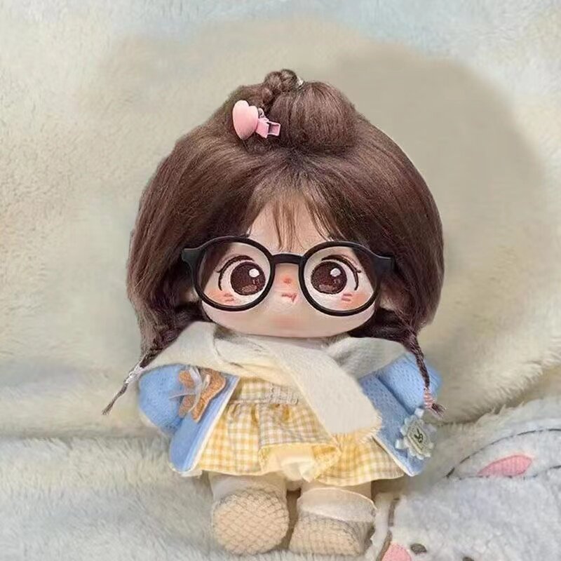 MUKE 코튼 인형 20CM 소녀 인형 옷 속성 없음 해골 벌거 벗은 드레싱 인형 소녀 선물