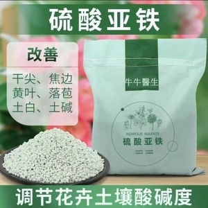 硫酸亚铁花肥茶花栀子花肥料专用肥盆栽通用氮磷钾营养养花磷酸