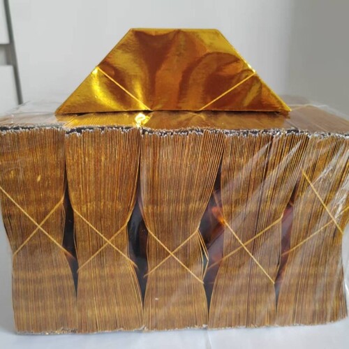 精品金元宝祭拜用加厚锡箔纸手工折纸加厚切角银元宝半成品1000个