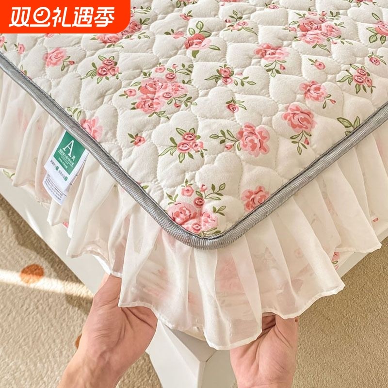 A类夹棉床笠单件加厚床罩2025新款四季通用防滑席梦思床垫保护套