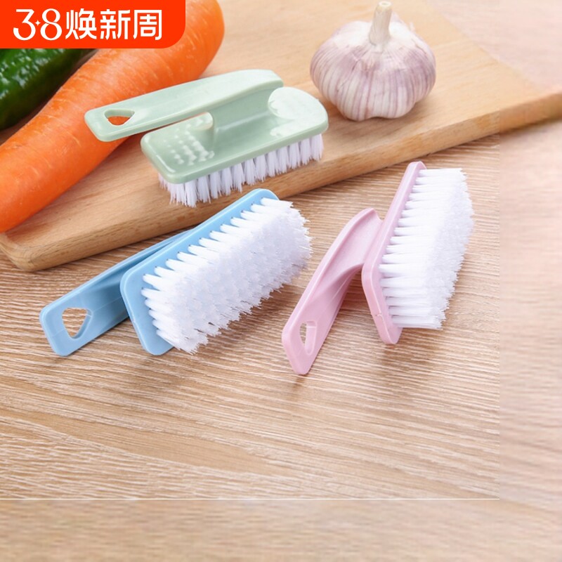 弯柄手柄清洁刷小龙虾洗衣刷瓜果蔬菜家用刷水果蔬果神器质量好