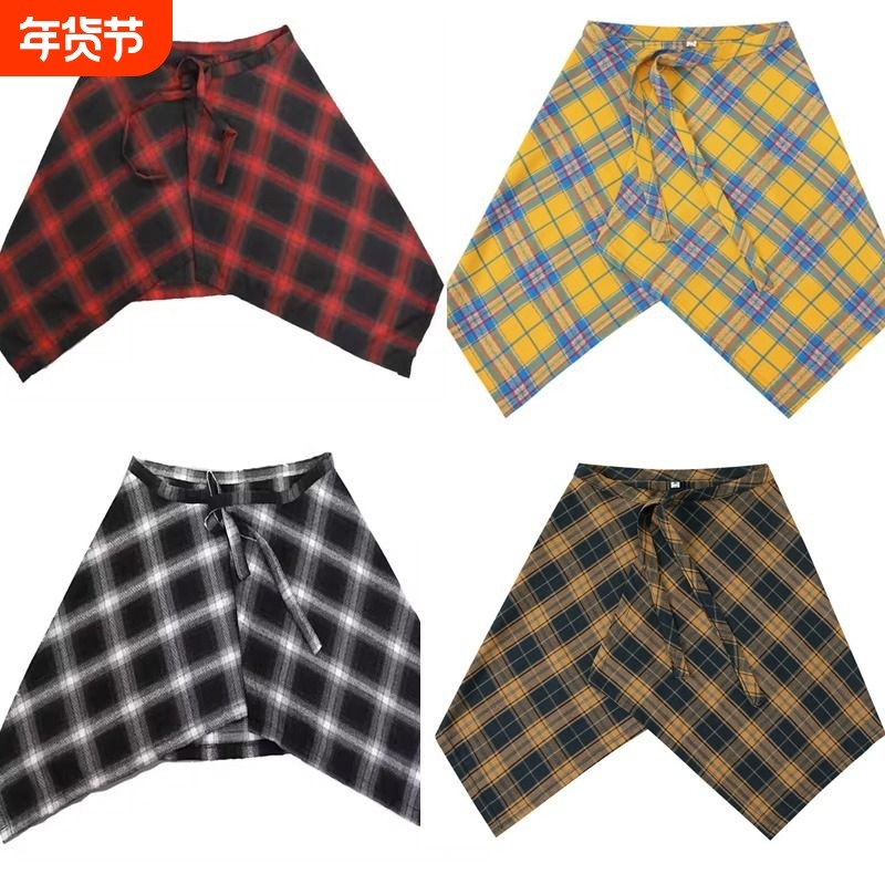 格子裙摆遮屁帘一片式小屁帘女叠穿下摆配裤子腰带腰链高街街舞男,服饰配件/皮带/帽子/围巾,腰带/皮带/腰链,淘宝优惠券,粉丝福利购,淘宝优惠卷