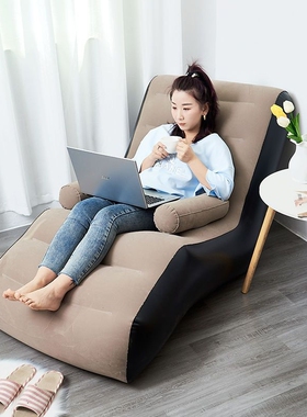 c2021懒人沙发 充气空气沙发床懒人椅单人沙发床电脑椅飘窗椅豆袋