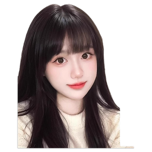 真发漫画刘海片女自然前额贴片英同款齐刘海二次元日系假刘海头发