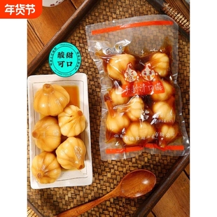 正宗手剥清口蒜糖醋蒜甜蒜头袋装酸甜口火锅蒜新鲜腌制袋装蒜头