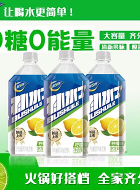 补水了柠檬味1000ml饮料瓶装夏日清凉解腻电解质风味果味饮品大瓶