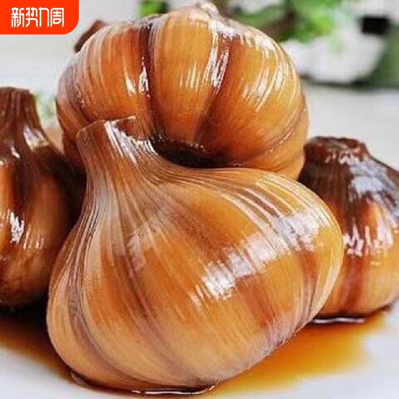 糖醋蒜头红糖蒜腌蒜大蒜头咸菜下饭菜泡大蒜爽口腌制酸甜新鲜老坛