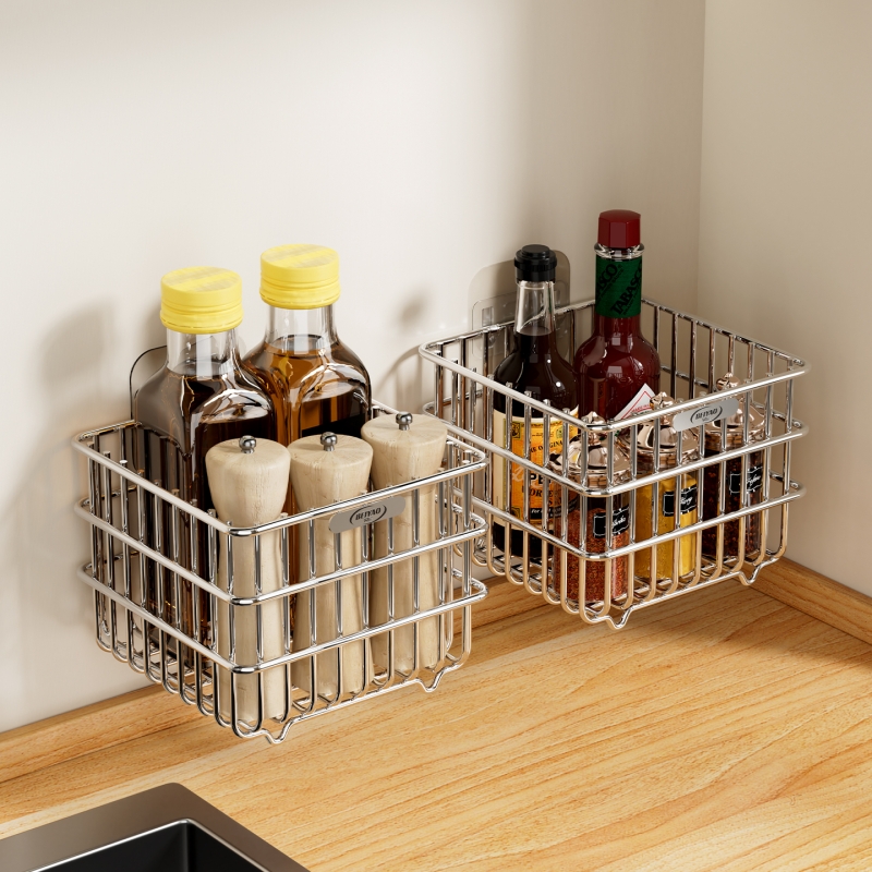 厨房葱姜蒜收纳筐置物架
