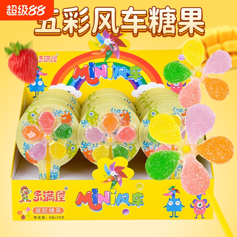 棒棒糖散装水果风车糖网红儿童橡皮糖年货零食休闲小吃食品