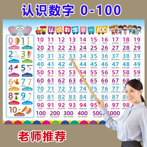 学龄前数字启蒙教材零基