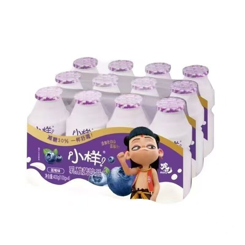 小样减糖版乳酸菌饮品100g*12瓶含乳饮料蓝莓味酸奶益生菌原味