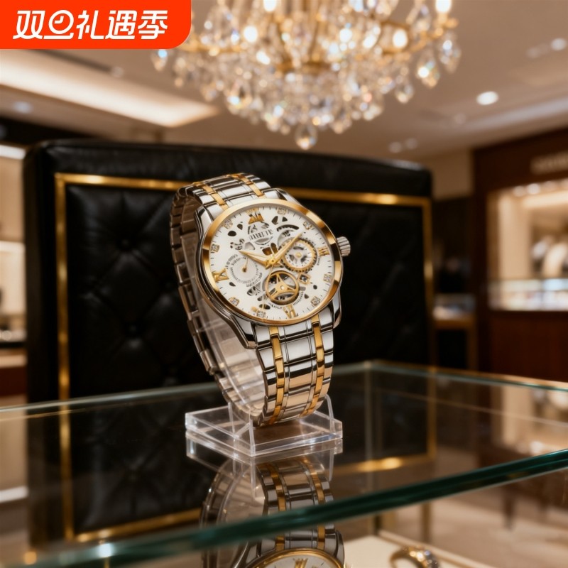 品牌正品手表男概念男士非机械表男款高级感学生运动男表潮腕表男