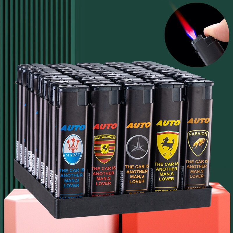 防风直冲图案一次性打火机防爆个性高档便利店批发火机家用点火