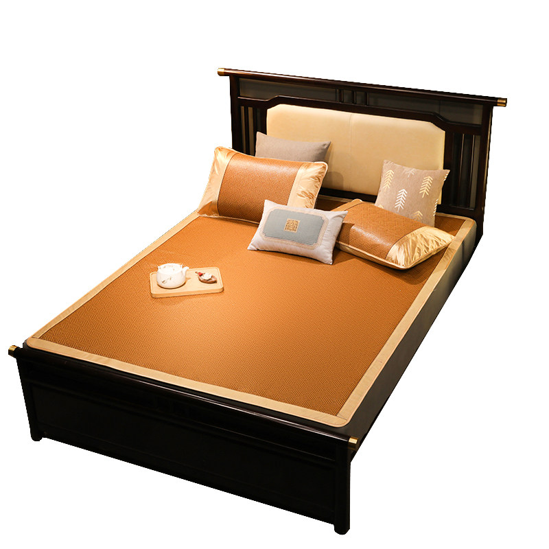 NATURAL RATTAN MATS SUMMER MATS HOME MATS FOLDABLE ICE SILK MATS SUMMER STUDENT SINGLE DORMITORY STRAW MATS BAMBOO MATS