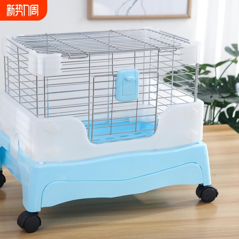 兔笼室内荷兰猪养殖家用宽敞抽屉宠物笼用品好清理防喷尿龙猫笼子