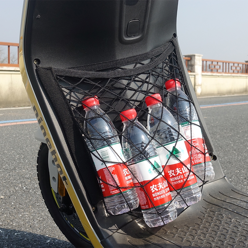 适用九号电动车a2z配件A2Z90/35C/40前置网兜储物盒收纳改装