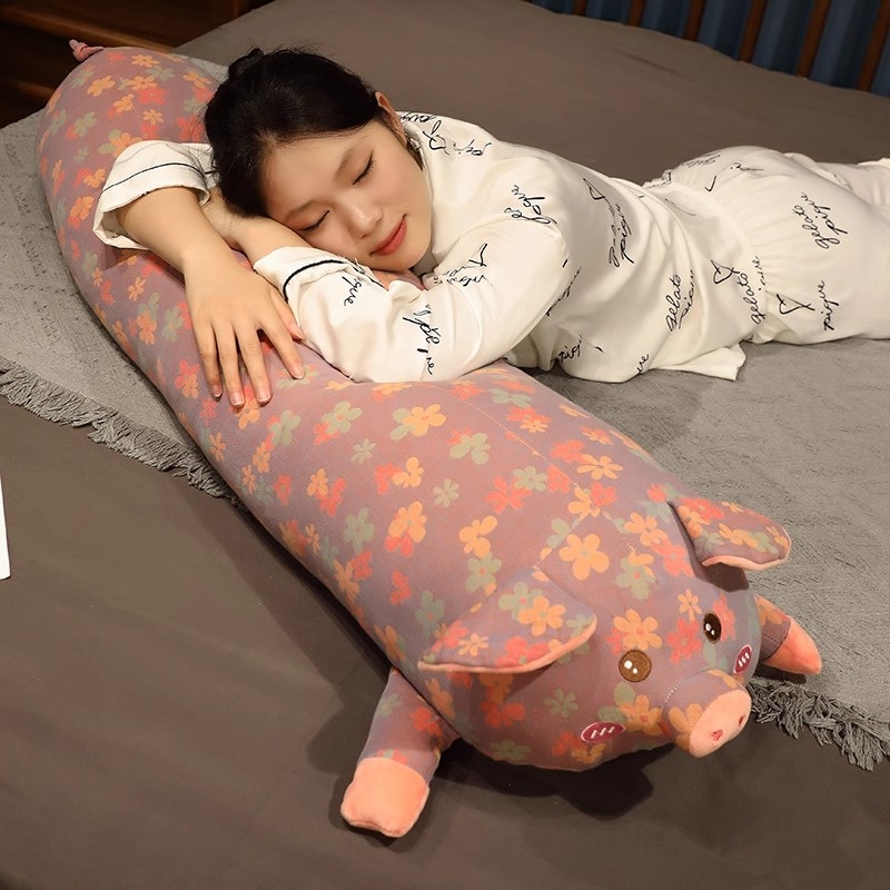可爱水豚抱枕卡皮巴拉玩偶孕妇床上侧睡夹腿长条枕布娃娃女生礼物
