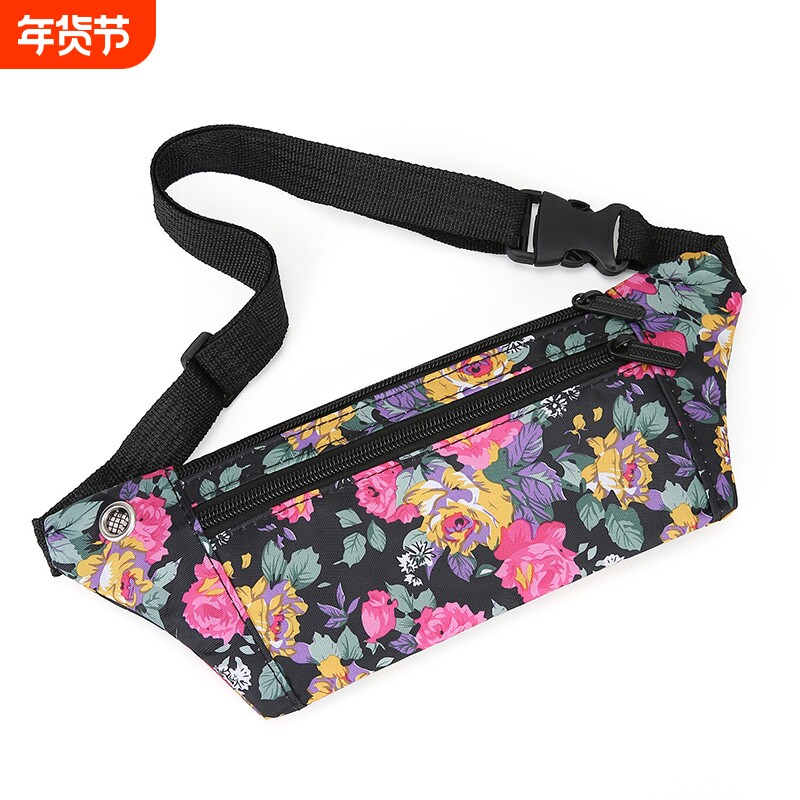 新款多功能贴身户外休闲高颜值零钱女士运动腰包跑步健身手机男女