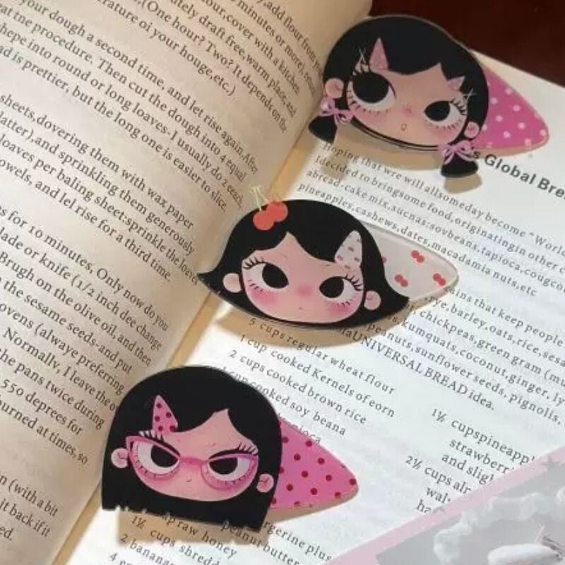 恰好是小满亚克力发夹甜美少女心鸭嘴夹卡通小众可爱侧边刘海夹图片
