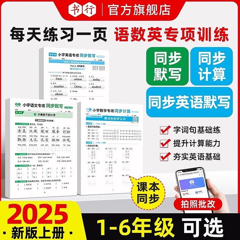 小学语文同步默写专项训练