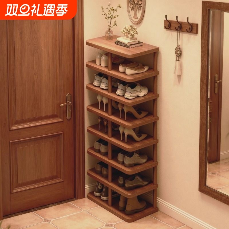 鞋架家用门口多层结实防尘小窄架简易室内鞋子收纳架鞋柜宿舍玄关