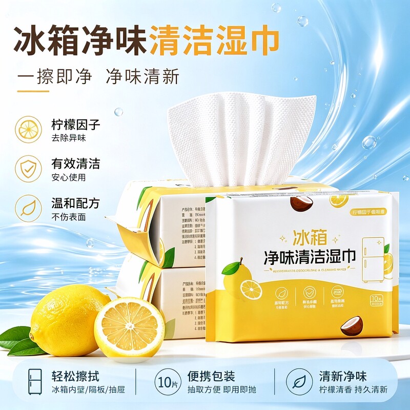 【官方正品】冰箱净味清洁湿巾图片