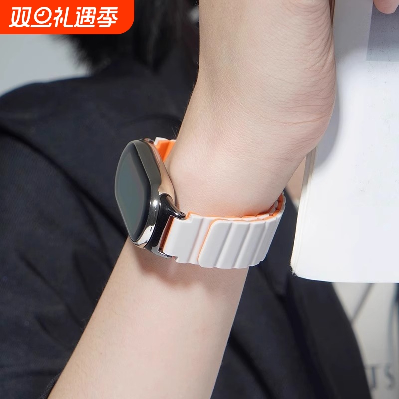 适用小米手环9/8/7硅胶表带