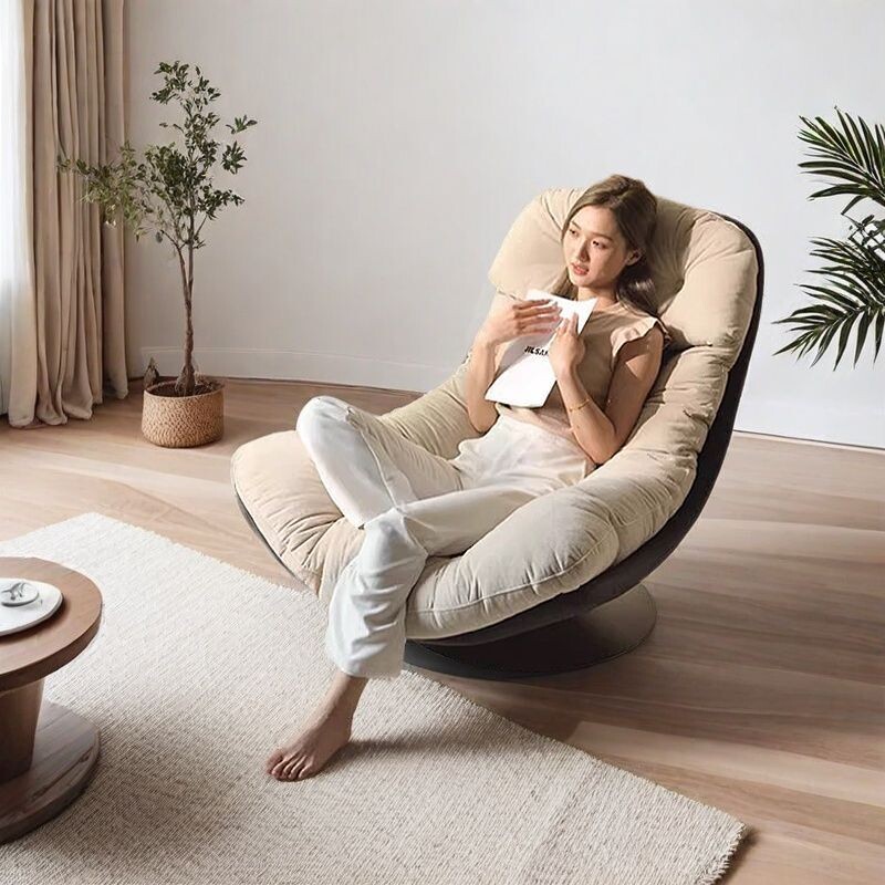 c蛋壳单人沙发沙发椅旋转意式客厅卧室阳台休闲休闲椅懒人躺久坐
