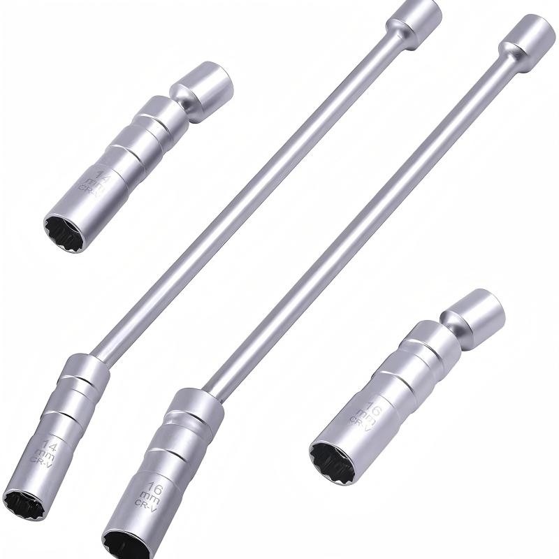 带磁可转向火花塞套筒  薄壁火花塞扳手  12角火花塞拆卸工具