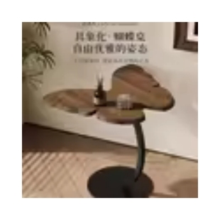 落地桌子移动阳台卧室边柜家用客厅沙发 创意蝴蝶边几小茶几新中式