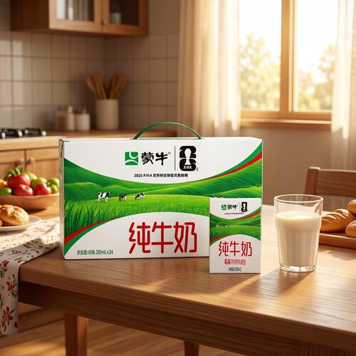 蒙牛纯牛奶优质奶源保质期180
