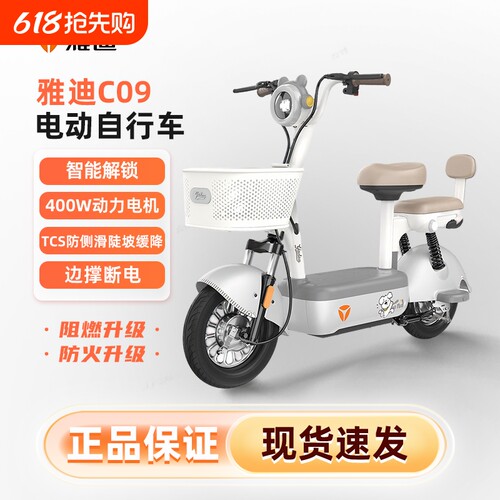 雅迪C09新国标智能电动车48V21An
