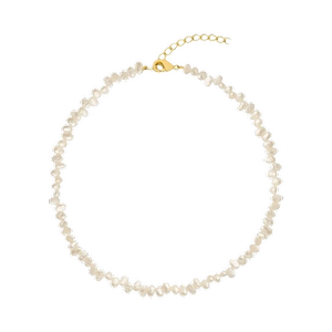 天然淡水巴洛克珍珠项链女新款不规则珍珠锁骨链女设计感高级颈链