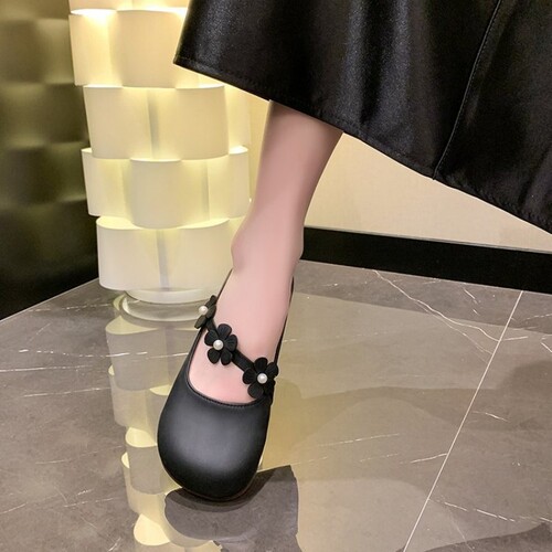意尔康心选晚晚风温柔软底玛丽珍单鞋女2026秋季新款复古浅口百搭