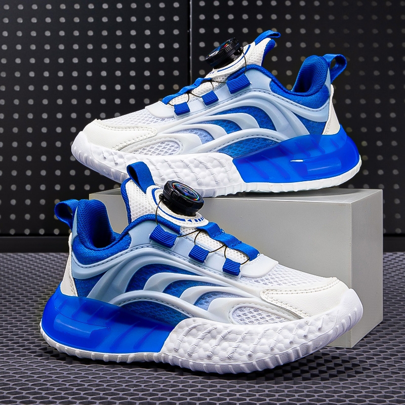 男童运动鞋春秋季2025新款中大童透气小学生爆米花儿童鞋子跑步鞋